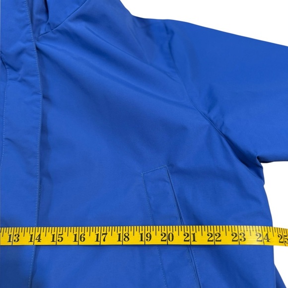 Lands End Women's Insulated Waterproof Raincoat Jacket Coat blue plus size 1x - Picture 16 of 17